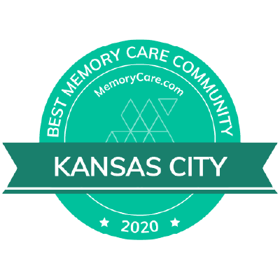 MemoryCare.com 2020 Best Memory Care Community award for Kansas City