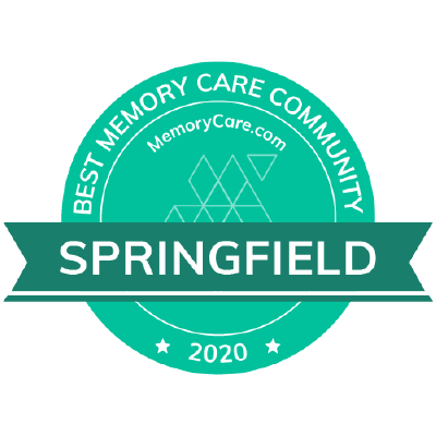MemoryCare.com 2020 Best Memory Care Community award for Springfield