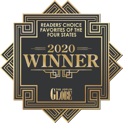 The Joplin Globe's Readers Choice 2020 Winner award
